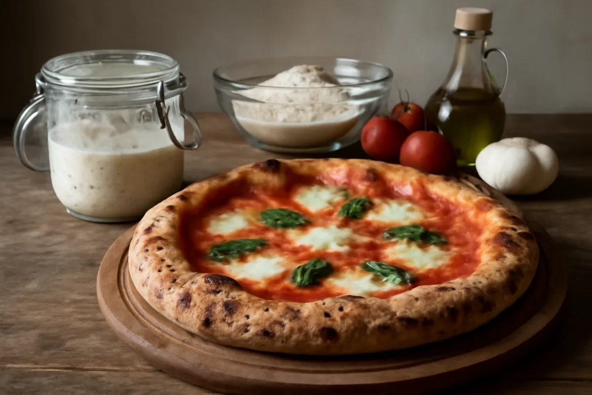 Pizza fatta in casa con lievito madre: il segreto per la crosta perfetta